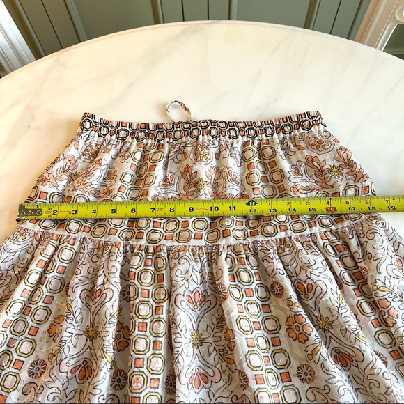 Tory Burch Adrian Silk Blend Skirt Sz 2 - Picture 12 of 13